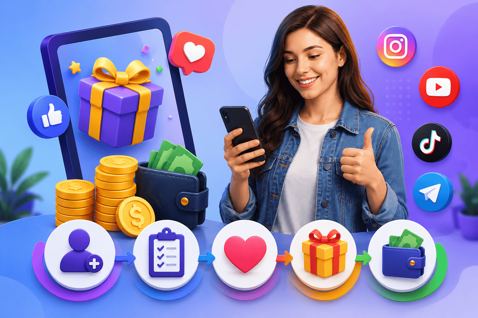 Social Tasks – Complete Simple Tasks and Earn Instant Rewards